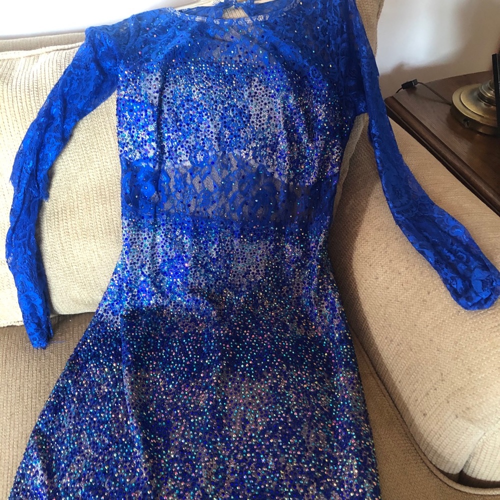 WOW Couture Blue Sparkle Dress